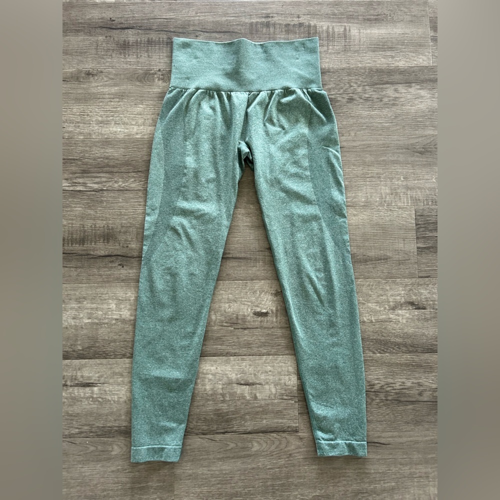NVGTN Forest Green Contour Seamless Leggings M - Picture 4 of 6